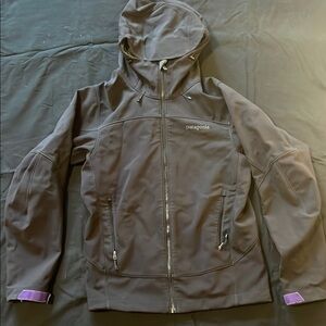 Patagonia Black Adze Hooded Jacket (Soft-Shell)